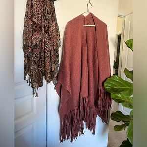 SOFT Oversized Fringe Blanket Scarf Shrug